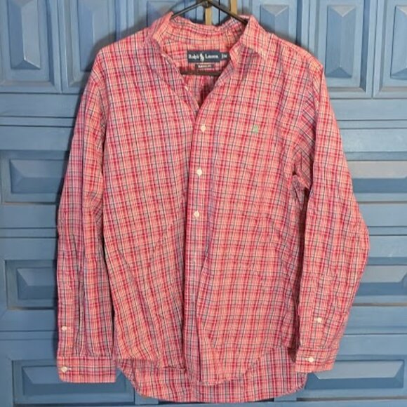 D2 RALPH LAUREN Classic Fit Button Down Top - Picture 1 of 4